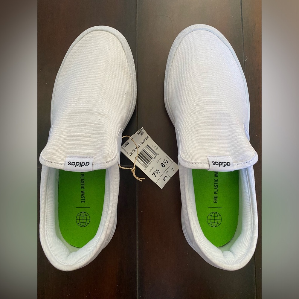 Adidas slip on women’s shoes 8.5